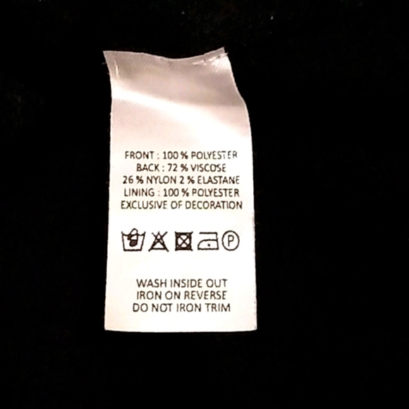 Black evening dress with gold sequins - Picture 5 of 5